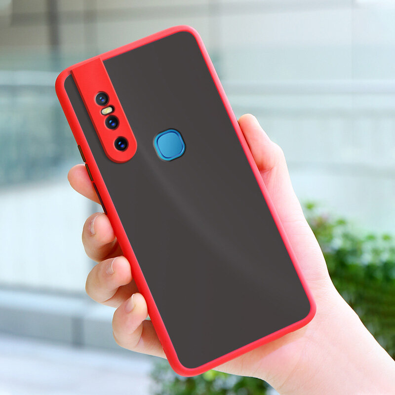 YBD Precision camera protection case For Vivo V15 Casing multiple colour Matte Hard PC Back Cover Shockproof Phone Case