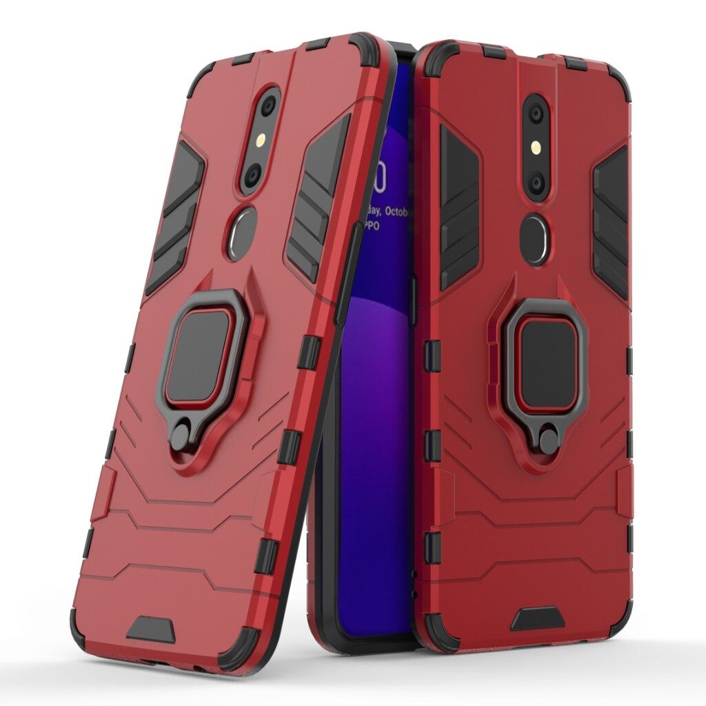 Oppo f11 f11 pro case cover shockproof kickstand hard phone case oppo f11 pro oppof11 casing