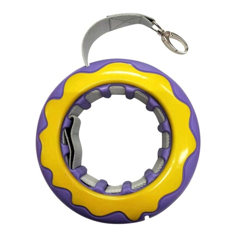 2019 New Dắt Chó Dây Xích Có Thể Thu Vào Hình Bánh Donut Chủ Con Chó Đi Bộ Dây Xích Bằng Vải Ni-lông Cho Họa Tiết Cún Cưng Dắt Chó Dây Xích Thú Cưng