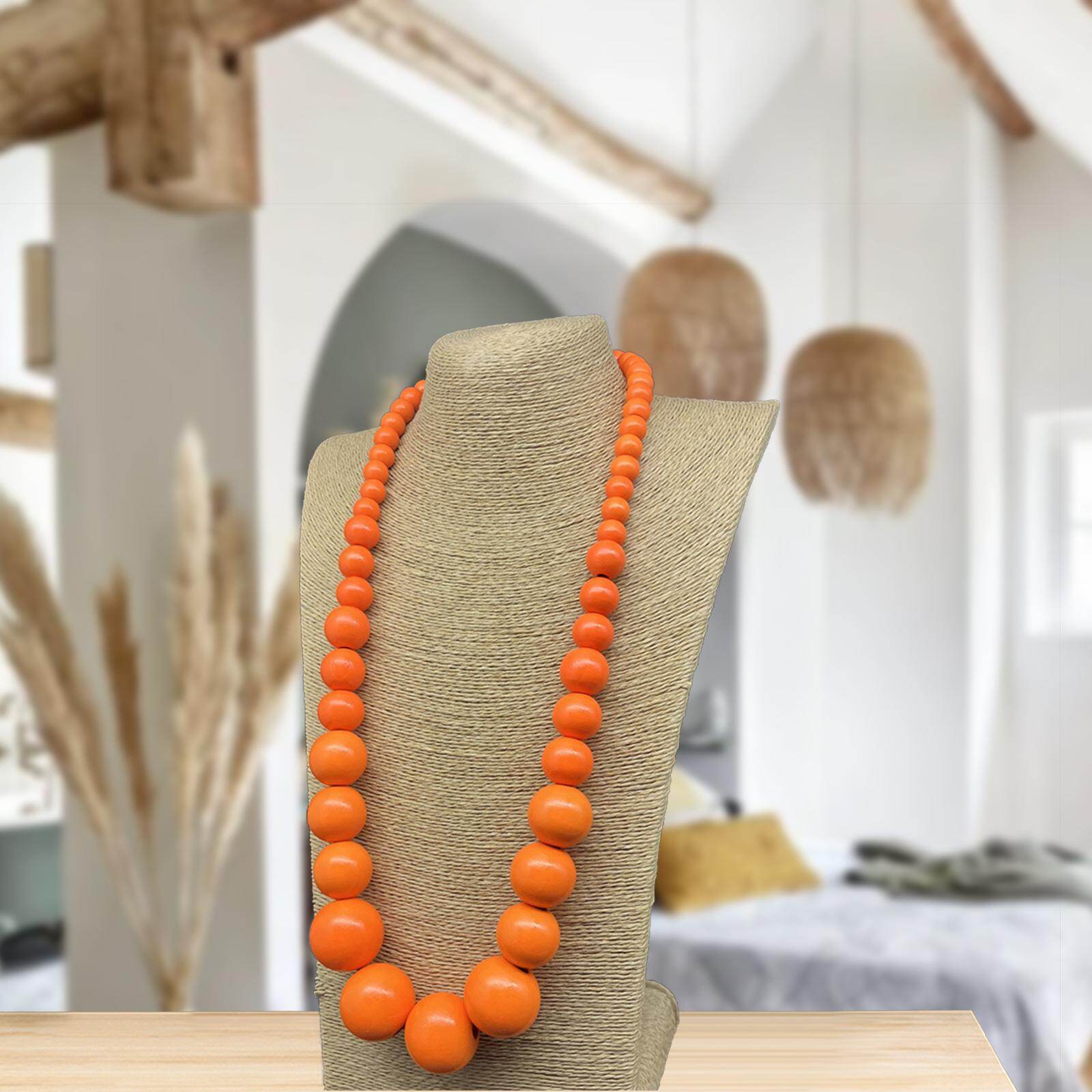 BNTREND Bohemian Necklace with Multi Beads Handcrafted for Valentine Day Day