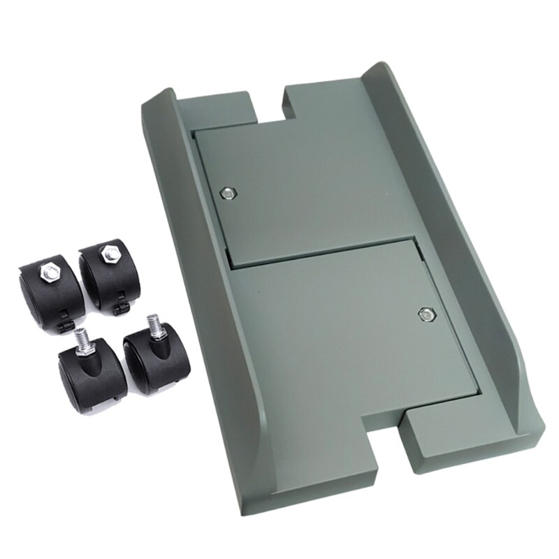 ✪【Good medias】【Ready Stock】PC Cart CPU Holder Computer Tower Stand Holder with Locking Caster Wheels Mobile Computer Desktop Floor Stand Under Desk