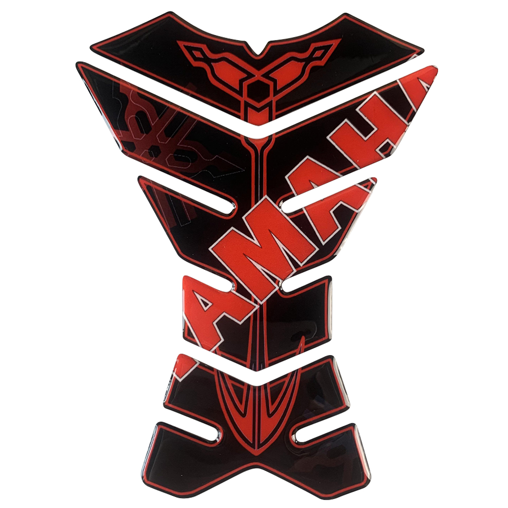 Environmentally friendly resin fuel tank stickers for Yamaha series locomotives YZF-R125/R15/R25/R3 general MT-125/MT15/MT03 modified fishbone stickers