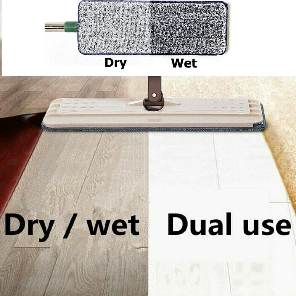 1 Cái Dụng Cụ Vệ Sinh Nhà Cửa, Lau Vải Thực Tế Thay Thế Sợi Nhỏ Có Thể Giặt Phun Lau Miếng Lau Đầu Chổi Bụi Gia Dụng