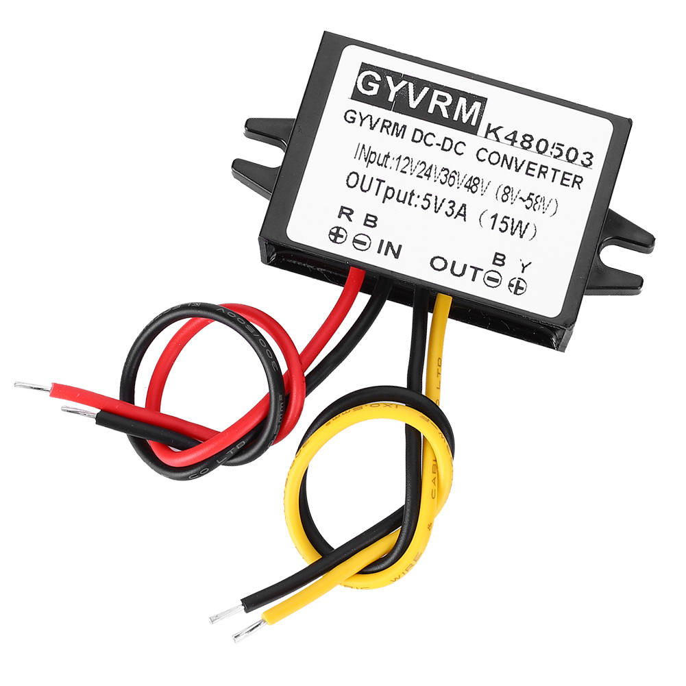 DC-DC 12V/24V/36V/48V to 5V 3A Buck DC Converter Converter Step Down Power Supply Module