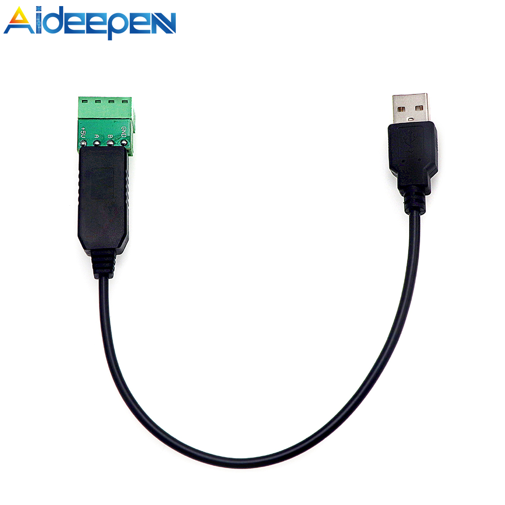Aideepen USB Extension Cable Interface Setting Instrument Serial Port RS485 to USB Converter Supports 115200 High Baud Rate /STC Microcontroller Download