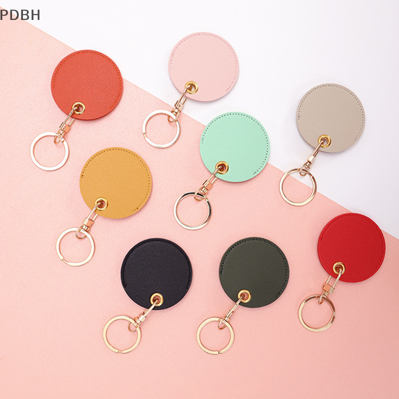 [PDBH Fashion Store] Flash Sale Leather access card holder, water drop keychain, bus card elevator induction protective cover