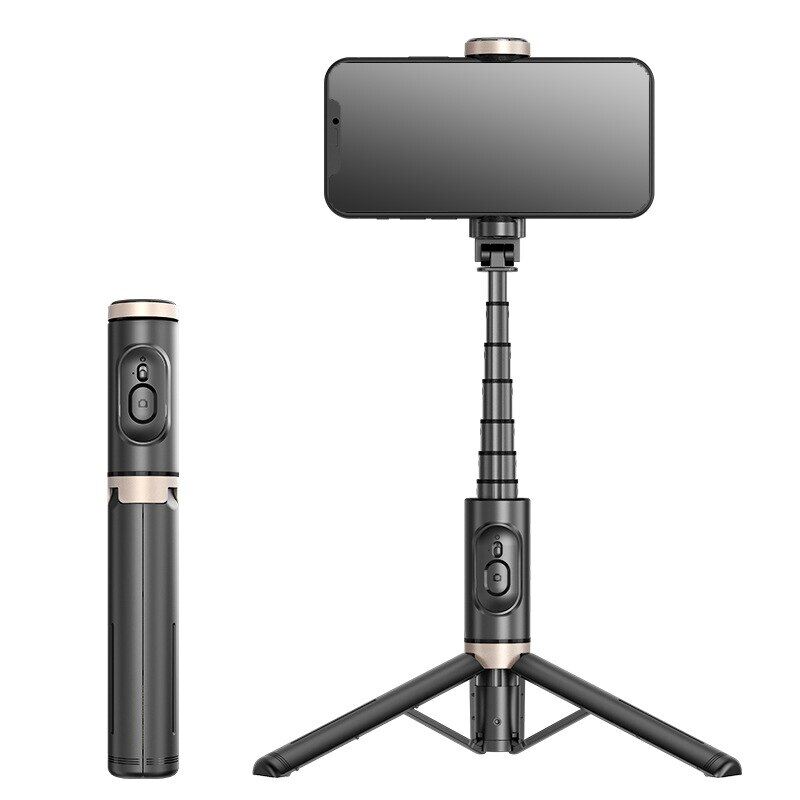 Zeallion Folding Gimbal Selfie Stick Tripod Anti Shake Handheld Stabilizer Bluetooth Remote Control Smartphone Gimbal