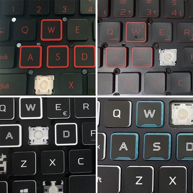 Replacement Keycap Key Cap Rubber pad Scissor Clip &Hinge CUP For Acer