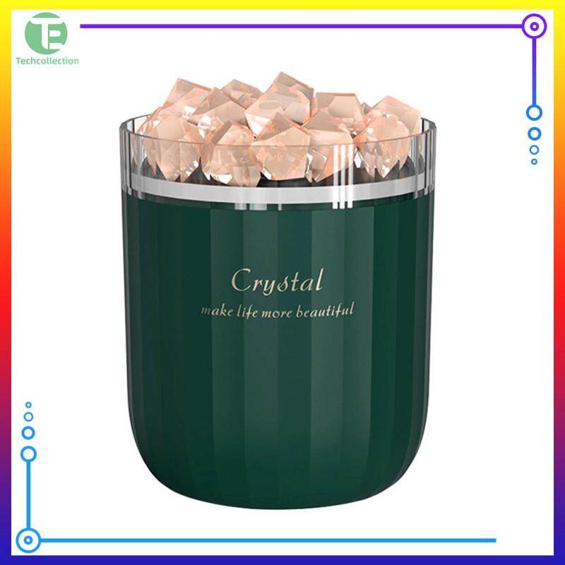 Essential Oil Aroma Diffuser LED Crystal Stone USB Air Humidifier Mist Maker for Living Room Office Singapore