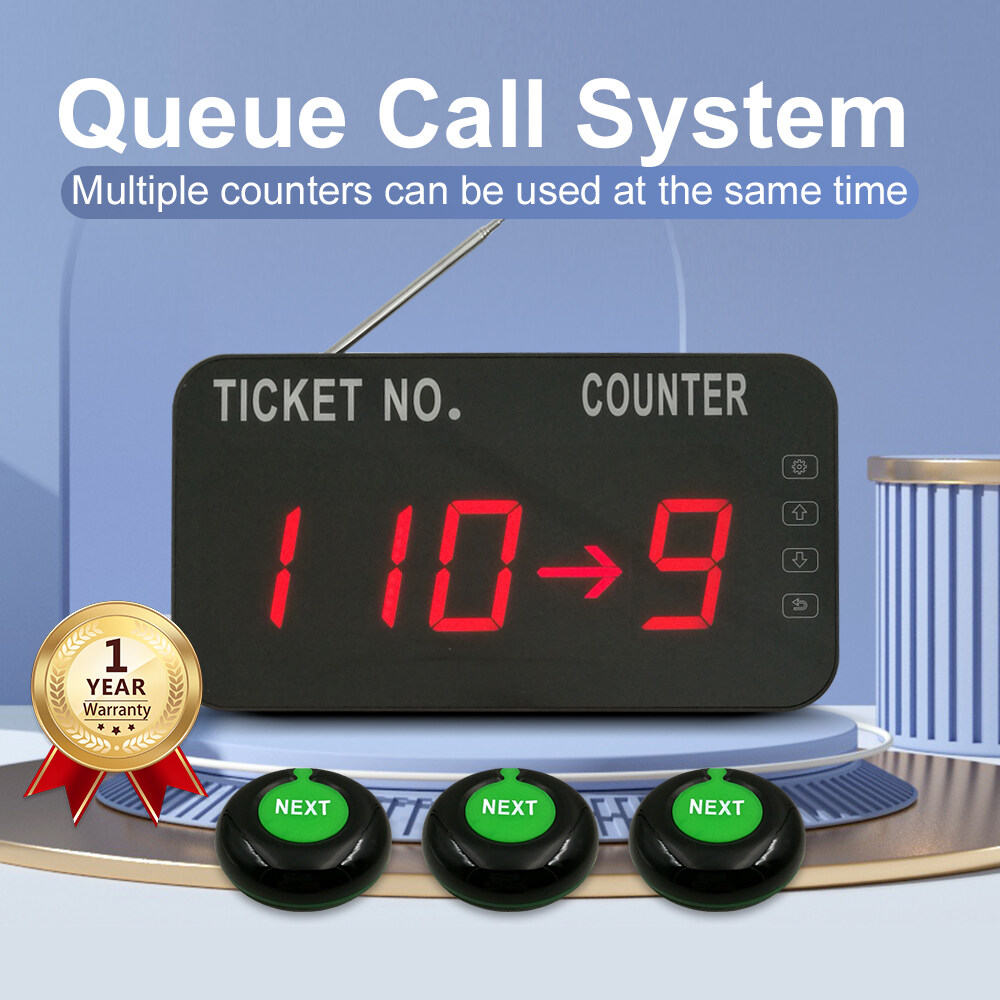 Wireless Queue Number System for Restaurant Clinic Bank Waiting Number ...