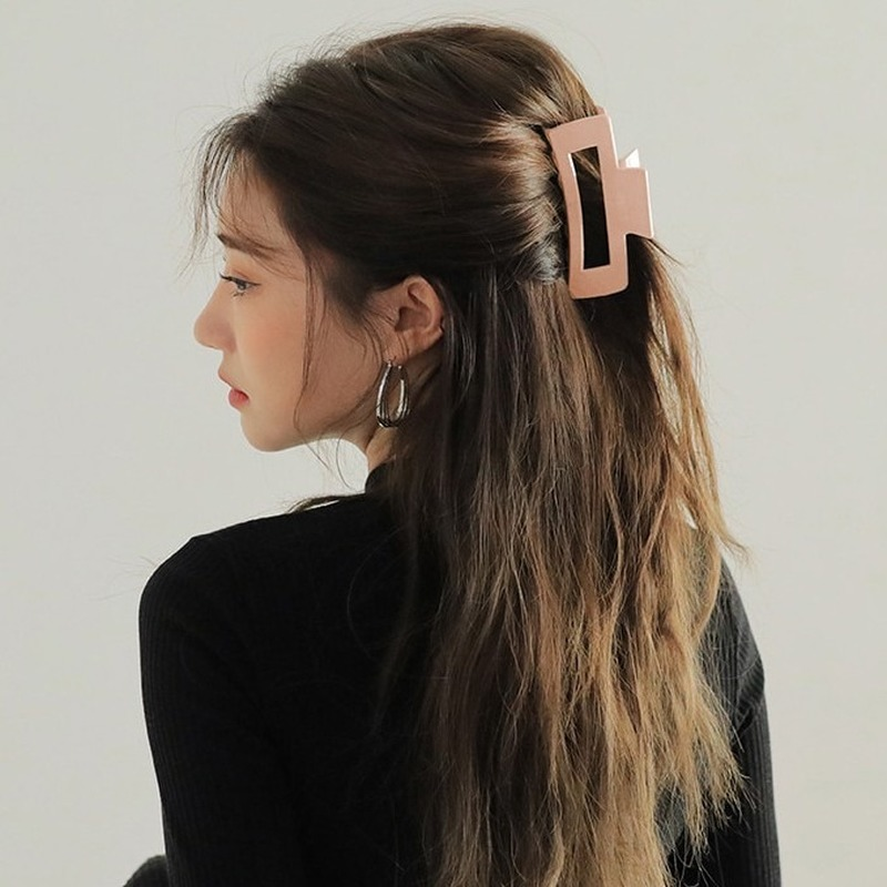 Acrylic Rectangular Hair Clips