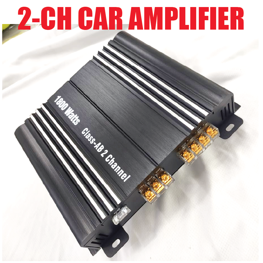 KERETA Power Amplifier Car 2 Channel CLASSAB HIPOWER1800W Speaker