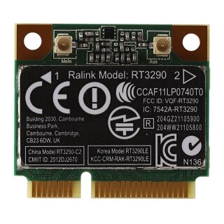 150Mbps 2.4Ghz RT3290 802.11B G N Wireless Wlan WIFI + Bluetooth BT 3.0 Half Mini PCI-E Card for HP CQ58 M4 M6 4445S DV4 thumbnail