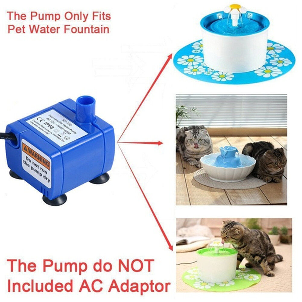 【Dream】 Mini Pets Drinking Fountain Pump For Cats Home Replacement