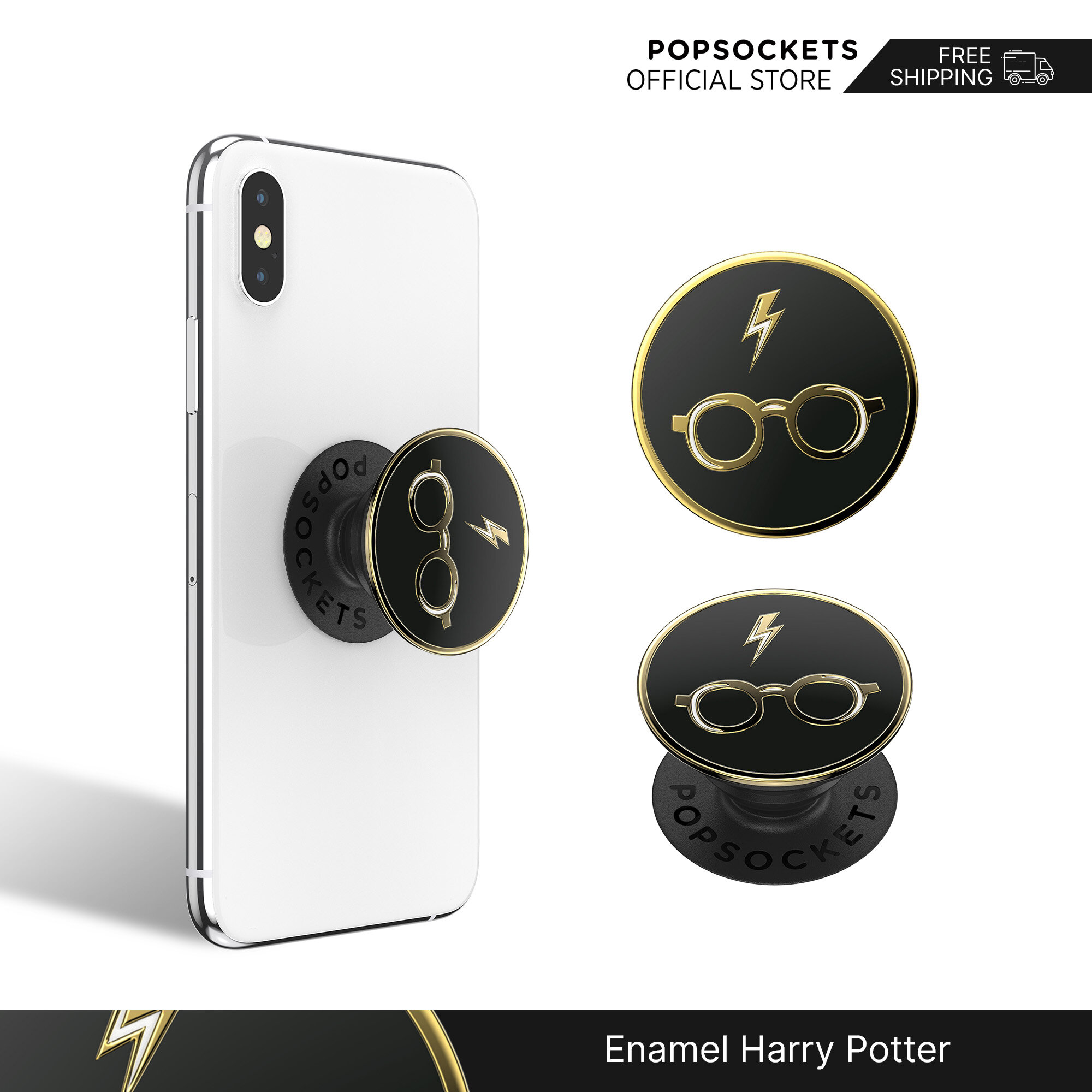 PopSockets Official Harry Potter PopGrip | The Premium Phone Grip | Best Phone Holder and Similar to a Phone Ring Holder | Desk Phone Stand and Car Phone Mount Compatible | Cellphone Holder and Cellphone Grip for All Brands
