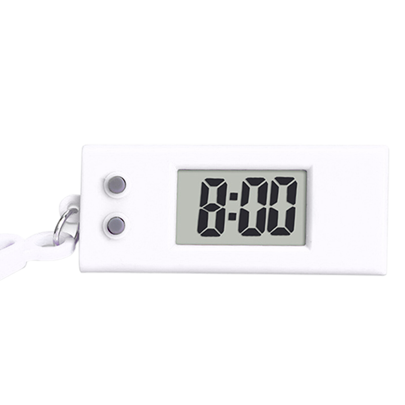 POCO Đồng Hồ Điện Tử Đồng Hồ Điện Tử Hình Tam Giác Hiển Thị Kỹ Thuật Số LCD Không Ồn Móc Khóa Cho Kỳ Thi Điện Tử Mini Tiện Lợi
