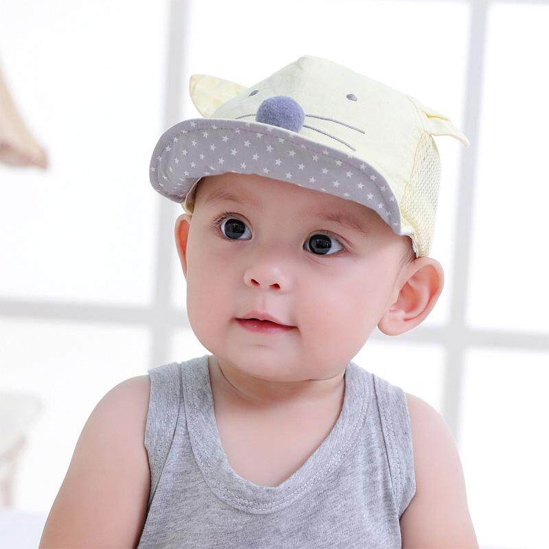 Cotton Cat Ears Infant Baby Summer Baseball Cap Cartoon Sun Hat Sun Visor Cap