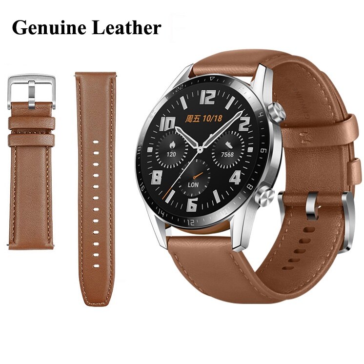 Quick Release Leather Strap for Huawei Watch GT 3 46mm GT3 42mm GT Runner GT 2 Honor Magic Watch 2 Pro Watchband 20 22mm
