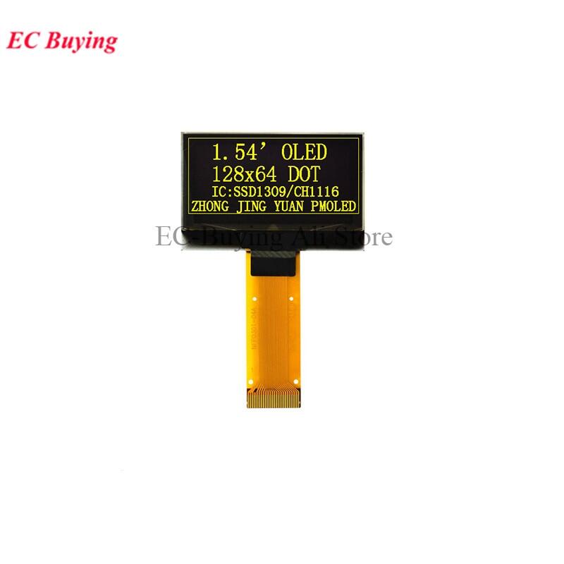 1.54 Inch Màn Hình OLED Module 1.54 "12864 Màn Hình LCD LED Hiển Thị Module 128*64 SSD1309 SPI/IIC I2C Giao Diện Cho Arduino 4Pin 7Pin