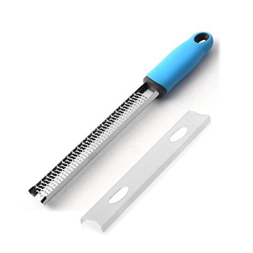 Konco Cheese Grater & Lemon Zester-Stainless Steel Blade - Protective Cover, Easy To Zester Grater Lemon,Cheese,Garlic,Kitchen Tools