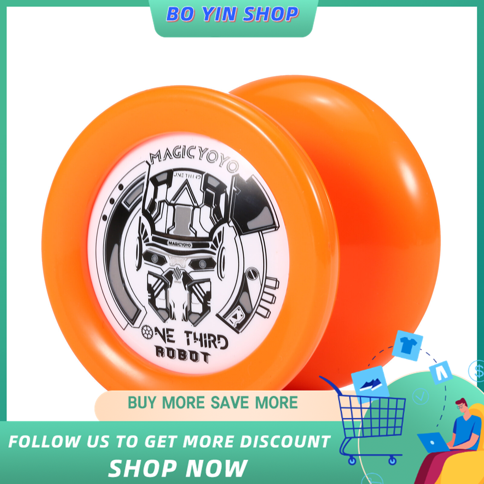 MAGICYOYO D2 Professional Yoyo U Bearing Lightweighted Yoyo for Amateurs Beginners Professional Players Gift Toy for Kids Boys