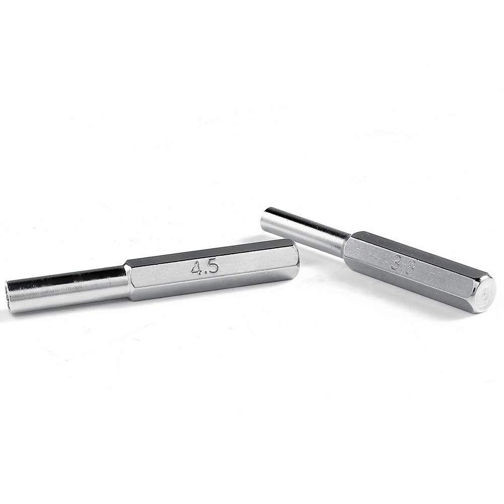 2 Chiếc Tua Vít Bảo Mật 3.8Mm 4.5Mm Bit Hình Lục Giác Gamebit Cho Nintendo NES N64