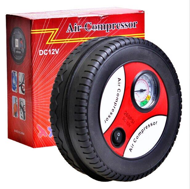 Máy nén khí di động 12V Bánh xe máy bơm lốp 260psi Máy bơm lốp ô tô Công cụ phụ trợ Máy bơm lạm phát lốp Máy nén khí