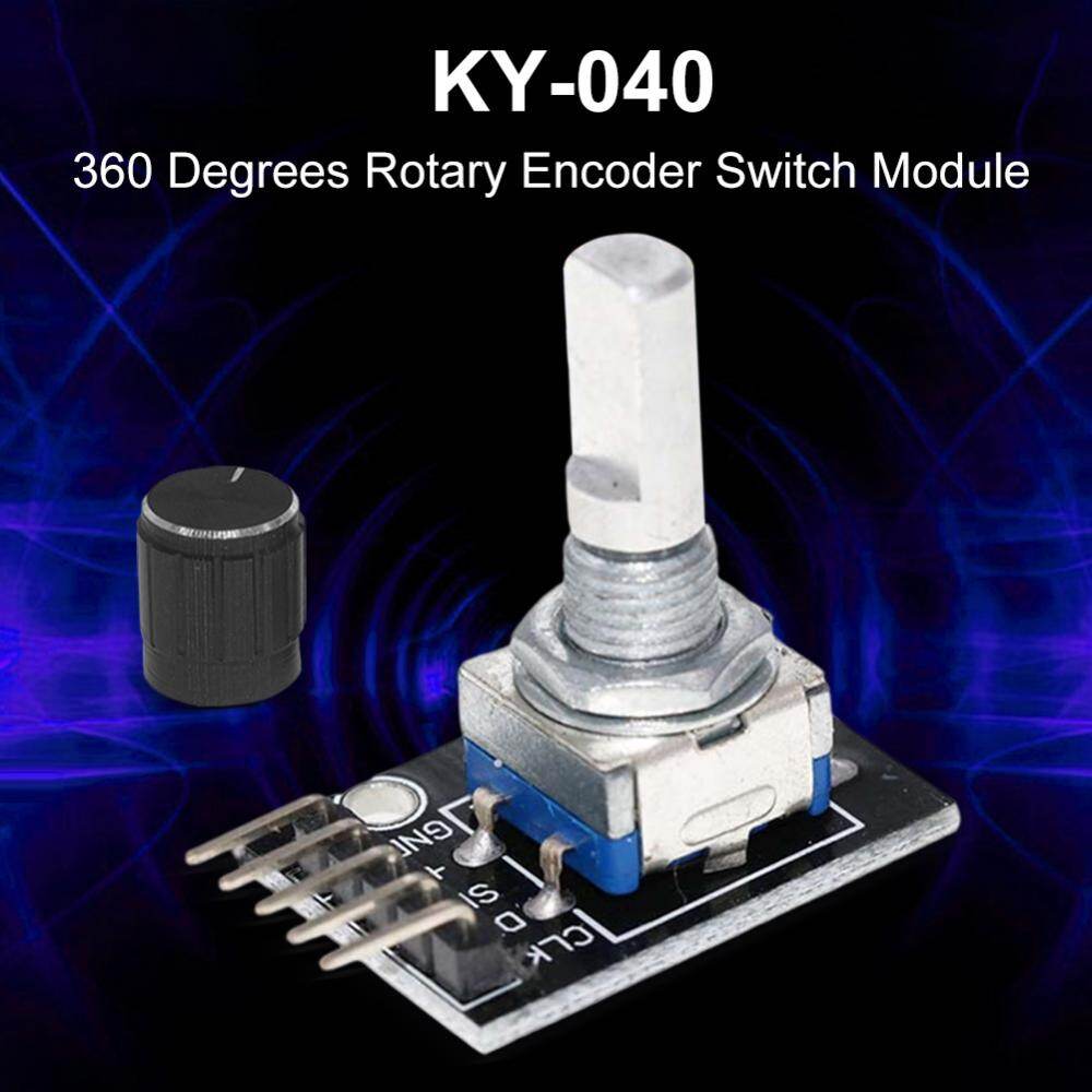 HW-040 360 Degrees Rotary Encoder Switch Module with Knob Cap Brick Sensor Development Board Potentiometer Knob Kit
