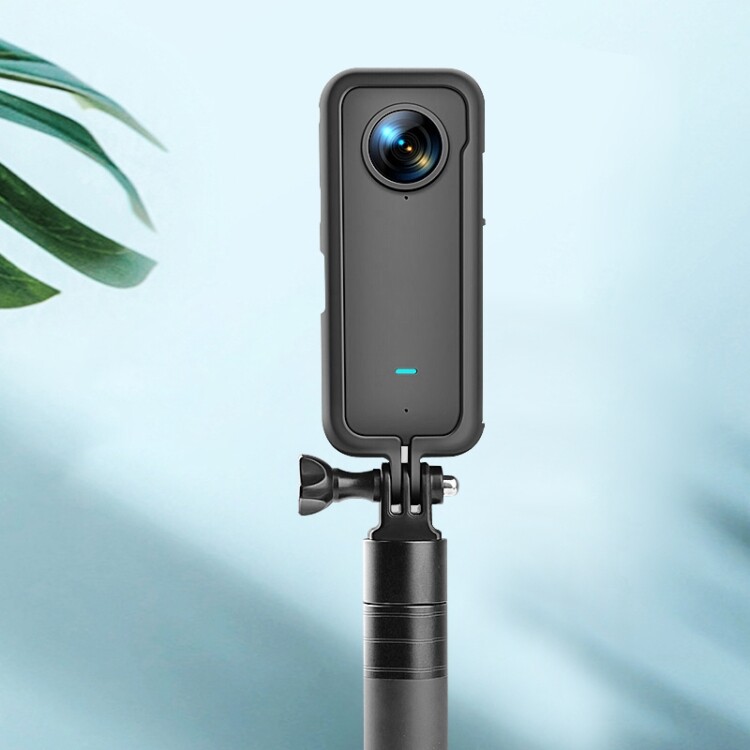 PULUZ PC Protective Frame for Insta360. ONE X2, with Adapter Mount & Screw(Black)