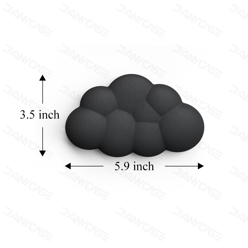 Cloud Keyboard Wrist Rest Soft Leather Memory Foam Wrist Hand Support Cushion for Easy Typing Pain Relief Ergonomic Anti-Slip
