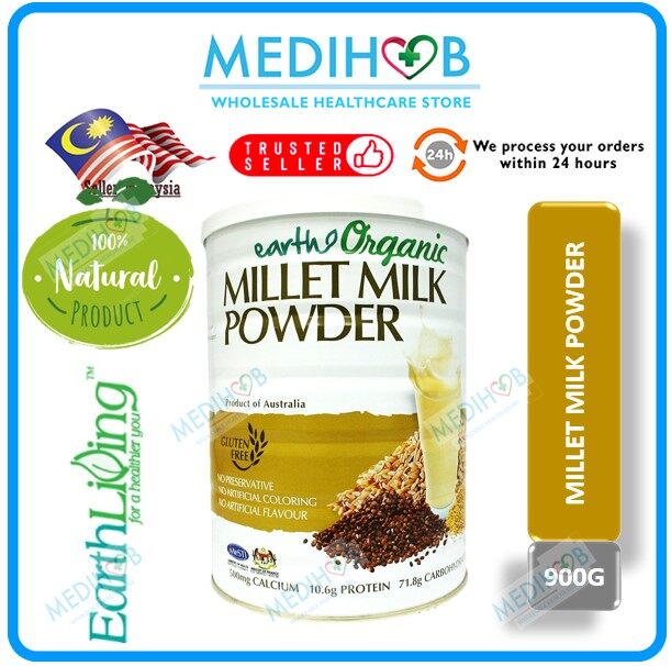 EARTH Organic Millet Powder 900G EXP 12/10/2024 Lazada