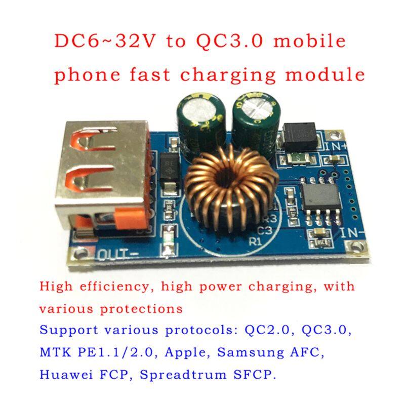 , Bo Mạch Sạc Nhanh USB QC3.0