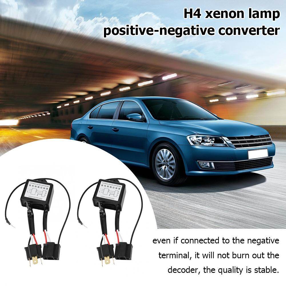 Bộ Chuyển Đổi Phân Cực LED 2x, Bộ Chuyển Đổi Khai Thác Công Tắc Âm Cho Đèn Xenon H4