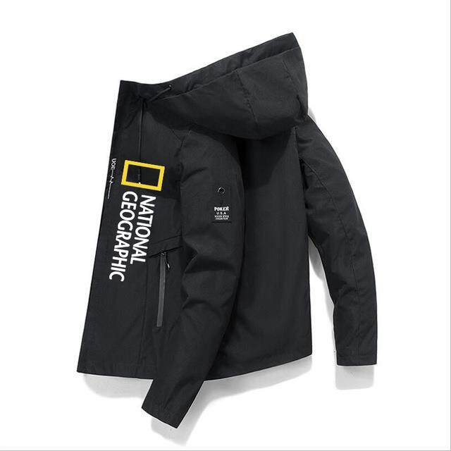 Men's Clothing - National Geographic Soft Shell Jacket - Beige | adidas Oman