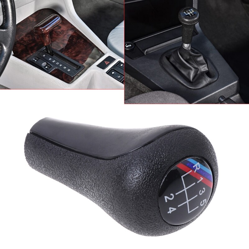 5 Speed Car Gear Shift Knob For BMW E34 E39 M5 M3 M6 E36 E46 E21 E30 E36 E46 E28