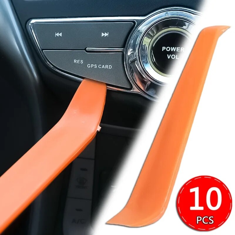 10pcs TRIM crowbar âm thanh trên xe hơi dụng cụ tháo nội thất Bảng điều khiển tự làm bảng điều khiển công cụ sửa đổi xe Ô Tô Nhựa tay dụng cụ tháo gỡ