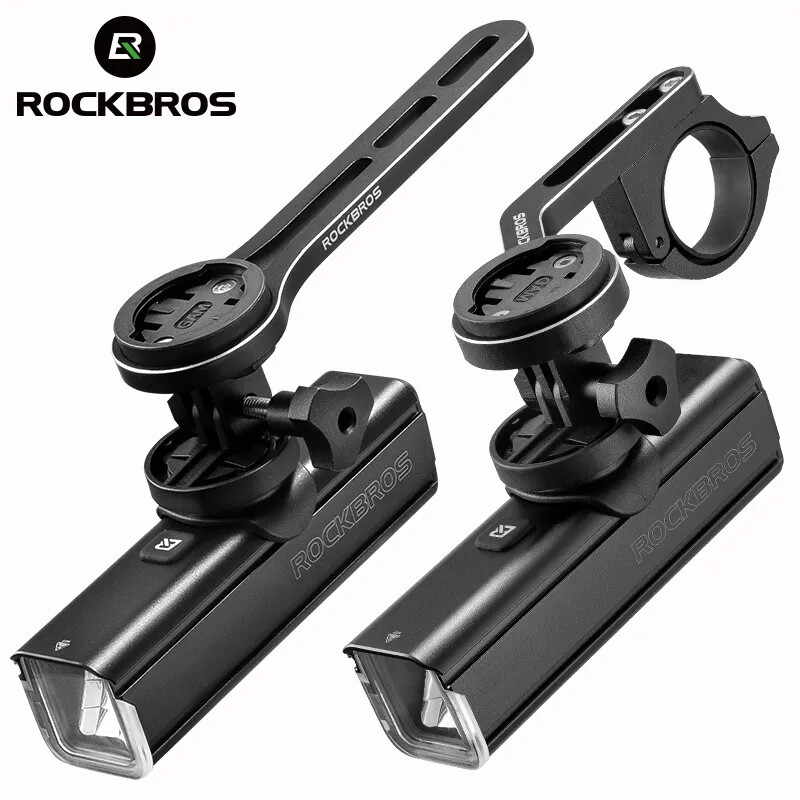 ROCKBROS Bike Light Hoisting Headlights Multifunctional Holder Powerful Flash Light USB Charing Led Bicycle Front Light 4500mAh