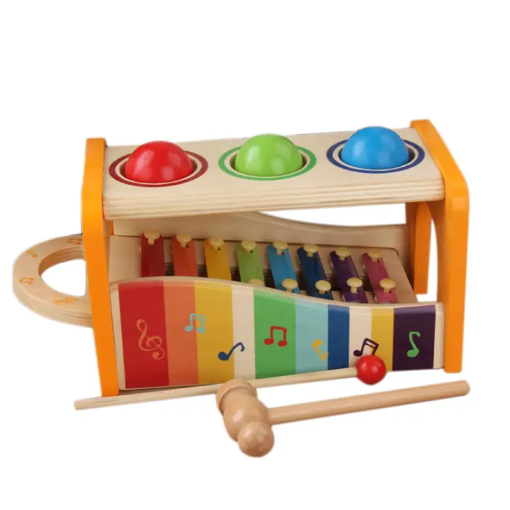 hape xylophone and hammer toy