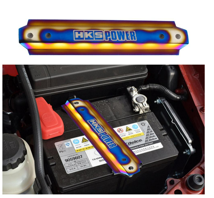 Titanium/Carbon Car Batteries Bracket wira waja myvi alza bezza saga