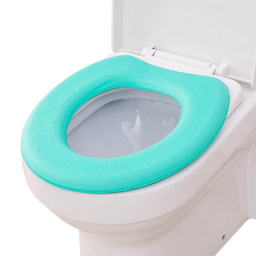 Fang Fang EVA Warmer Toilet Seat Cover for Bathroom Products Cushion Pads Use In O-shaped Flush Overcoat Toilet Case