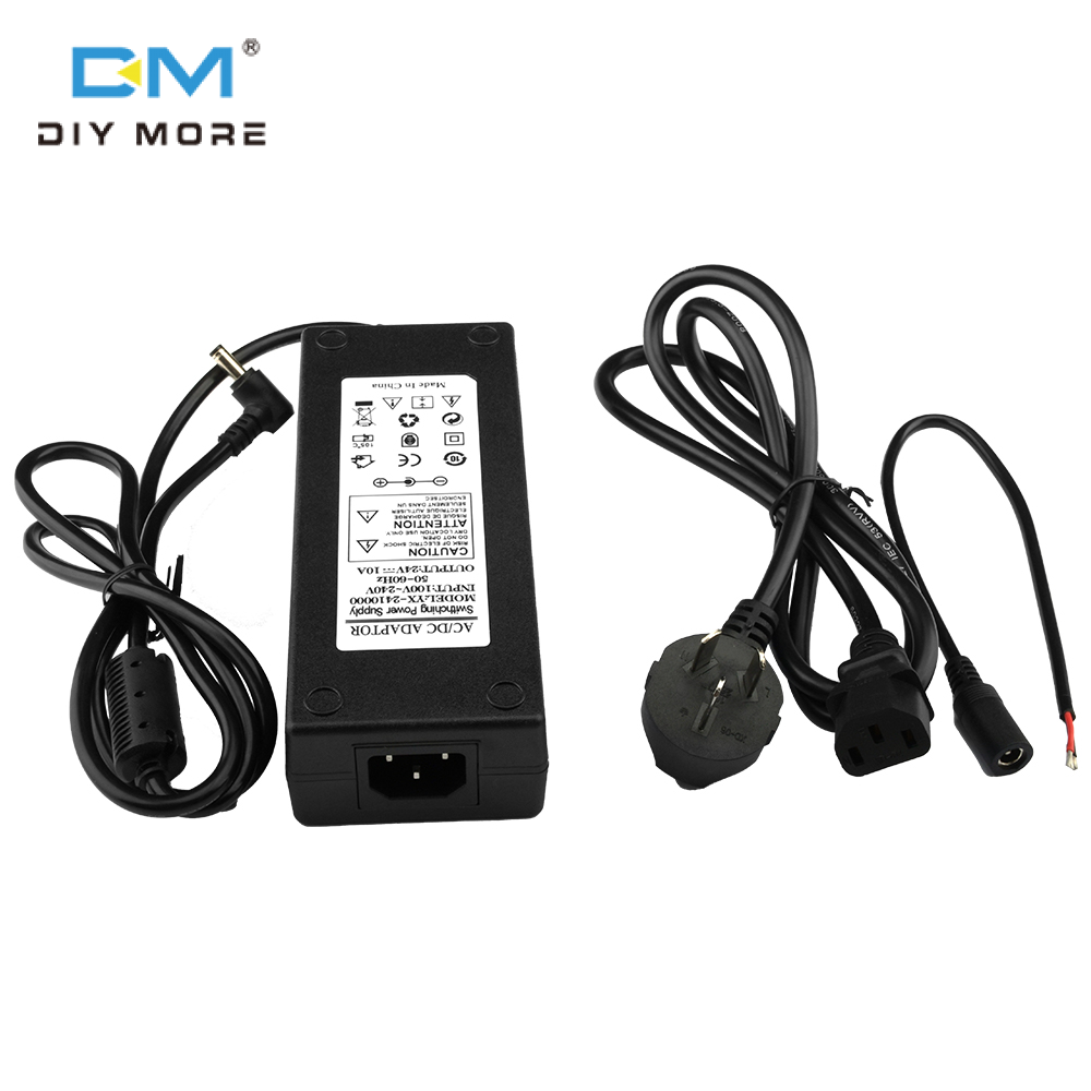 diymore Bộ Chuyển Đổi Nguồn 24V 10A Bộ Chuyển Đổi Nguồn Điện