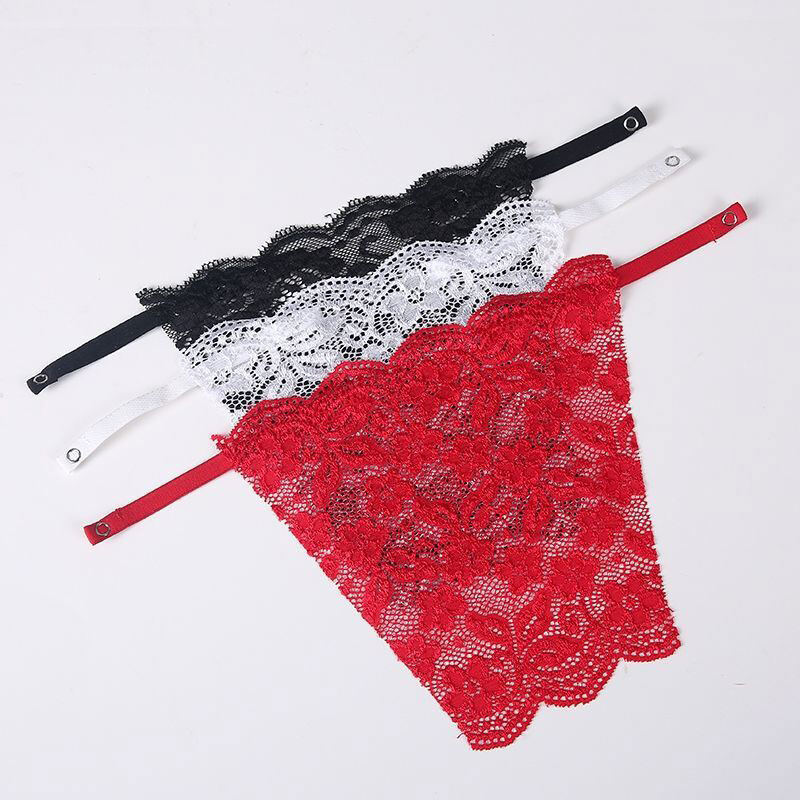 Fnr8 women's invisible lace closure solid color lace front bra insert underwear lace
