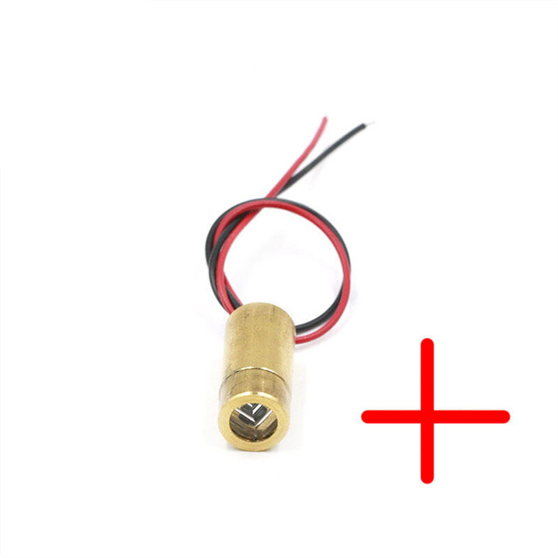 Laser head 650nm 9mm 3V 50mW Laser Cross Diode Module Red Copper Head