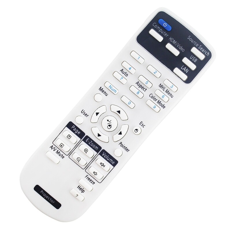 Điều Khiển Máy Chiếu 154720001 Điều Khiển Từ Xa Kích Thước Nhỏ Cho Epson EB-C30XE EB-30XE EB-C28SH Eb-x11 EB-S18 EB-S4 EB-X24 E