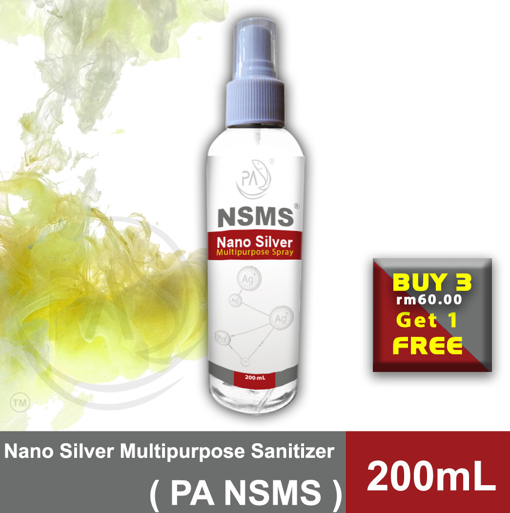 Nano Silver 1L NSMS 20ppm for Pet Spray No Alcohol, Skin Safe, Eco