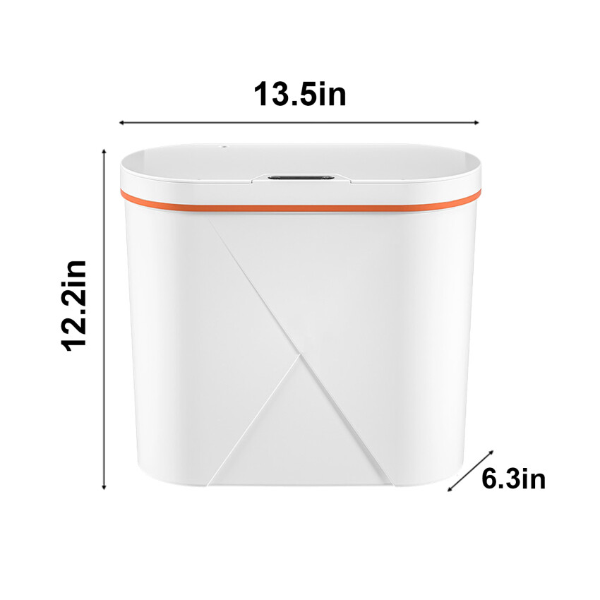 16L Intelligent Trash Can Smart Sensor Dustbin Electric Automatic Rubbish Can USB Waterproof Dustbin Home Induction Garbage Bin