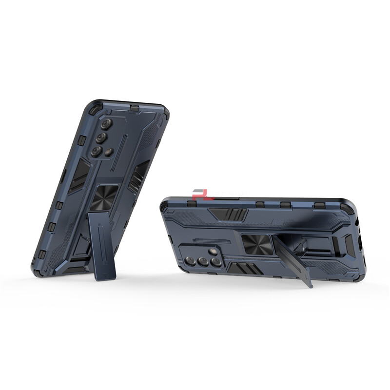 PlusCase for OPPO A95 4G A74 4G Case Shockproof Kickstand Armor Camera Lens Protector Hard Back Cover