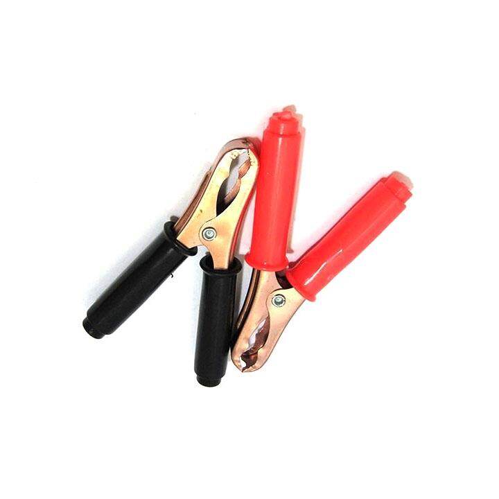 Kẹp Cá Sấu Kẹp Bình Acquy 16x10.5cm (1 Cặp Đỏ- Đen)