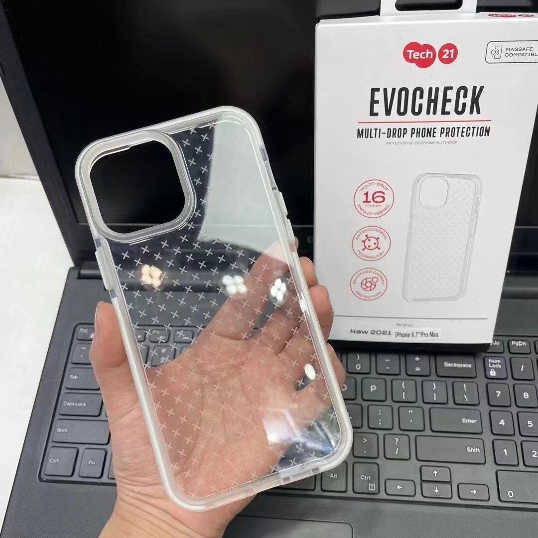 Tech21 Evo Check Case for iPhone 13 Pro max iPhone 13 iphone 13Pro high transparent shockproof phone Case Cover