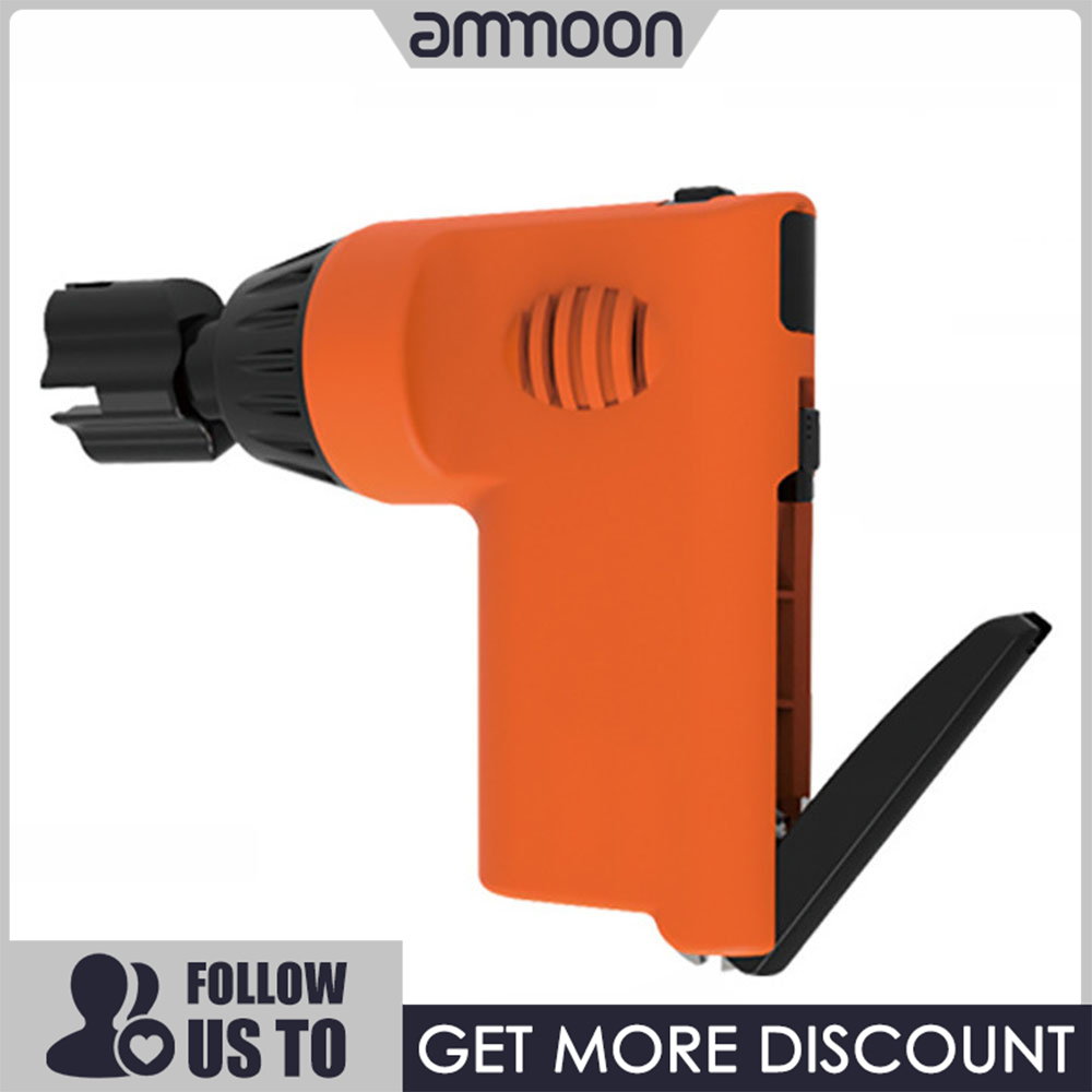 [ammoon]quà bí mật Multi-function Electric String Winder String Cutter USB Rechargeable for Guitar Ukulele (Orange)